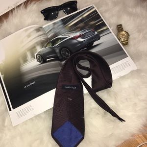 Nautica Burgundy Tie